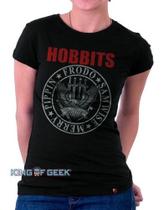 Babylook Hobbits O Senhor Dos Anéis Camisa Filmes Geek Série Babylook Hobbits O Senhor Dos Anéis Camisa Filmes Geek Série