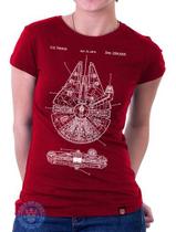 Babylook Millenium Falcon Star Wars Han Solo Blusinha Geek