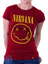 Babylook Nirvana Banda Blusinha Rock Clássicos Anos 90 Babylook Nirvana Banda Blusinha Rock Clássicos Anos 90