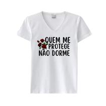 BabyLook Quem me protege não dorme - PombaGira - Umbanda Candomblé - Unissex - Loja Áurea