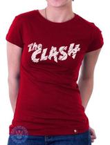 Babylook The Clash Camiseta Musica Show Banda Rock Babylook The Clash Camiseta Musica Show Banda Rock