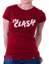 Babylook The Clash Camiseta Musica Show Banda Rock