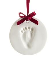 Babyprints Ornament Pearhead Newborn Clay Kit, presente Babyprints Ornament Pearhead Newborn Clay Kit, presente