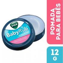 BabyRub Pomada Balsamo Para Bebes Vick 12g