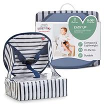 BabyToLove Easy Up Assento Elevatório Bebê Leve em movimento e fácil de transportar Listras Azuis