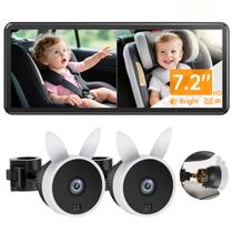 Babyvue BV3PRO Monitor para Bebés con Cámara Dual para Auto de 7.2" HD Babyvue BV3PRO Monitor para Bebés con Cámara Dual para Auto de 7.2" HD