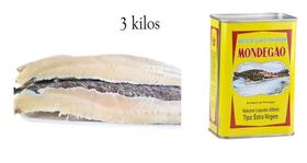 Bacalhau Imperial com pele carnudo 3 Kilos + Azeite 500ml