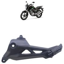 Bacalhau Suporte Pedaleira CG 160 Titan 2016 2017 2018 2019 2020 2021 2022 2023 Preto Pedaleira Lado Esquerdo