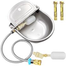 Bacia automática de água potável para animais em aço inoxidável 304 Bacia automática de água potável para animais em aço inoxidável 304