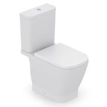 Bacia Com Caixa E Assento Termofixo Com Queda Amortecida Gap