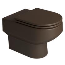 Bacia Convencional Carrara Marrom Fosco - Deca P.60.22