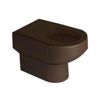 Bacia Convencional Carrara P60 Marrom Fosco - Deca