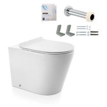 Bacia convencional Liss Branca Kit Completo Docol Bacia convencional Liss Branca Kit Completo Docol