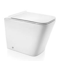 Bacia Convencional Vougan+ Assento Branco + Acessórios Fixação Cromado - Docol