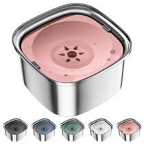 Bacia de água para cães UPSKY 3L, alimentador lento de aço inoxidável de 101 onças Bacia de água para cães UPSKY 3L, alimentador lento de aço inoxidável de 101 onças