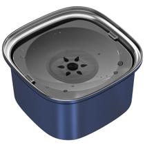 Bacia de água para cães UPSKY 3L, alimentador lento de aço inoxidável