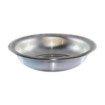 Bacia de Alumínio Fundido Redonda Multiuso para Banho Assento Cozinha 18L 55cm Prata