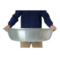 Bacia de Alumínio Polido N70 (31 Litros) Para Banho de Assento, Batizados, Banho Pet, Jardinagem, Tingir Roupa, Ensaio