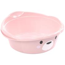Bacia de Bebê Infantil Decorada Ursinho 17,5 Litros PlasUtil Azul e Rosa Bacia de Bebê Infantil Decorada Ursinho 17,5 Litros PlasUtil Azul e Rosa