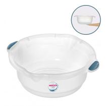 Bacia De Plastico 8,6 Litros Sanremo Transparente Resistente