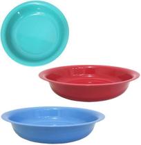 Bacia De Plastico Redonda Para Feirante Colors 2000Ml 27Cm