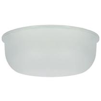 Bacia de Vidro Girassol Fosca 15 para plafon de teto