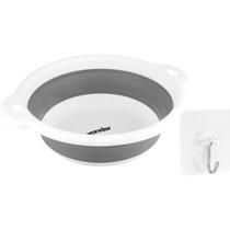Bacia Dobrável Retrátil Silicone Capacidade 8l 32cm Vonder