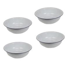 Bacia Esmaltada Branca Ágata 2,0 Litros (28cm) - Ideal para Cozinha e Decoração Bacia Esmaltada Branca Ágata 2,0 Litros (28cm) - Ideal para Cozinha e Decoração