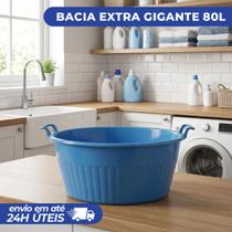 Bacia Extra Gigante 80L Arqplast Lavanderia e Uso Geral