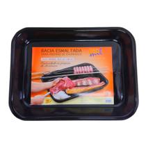 Bacia grande esmaltada para preparo de churrasco 60 cm - Uti Mil Bacia grande esmaltada para preparo de churrasco 60 cm - Uti Mil