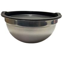 Bacia Inox Multiuso com Tampa Mundiart Bacia Inox Multiuso com Tampa Mundiart