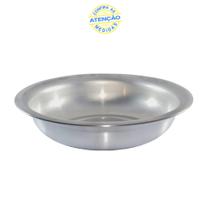 Bacia Multiuso Grande N 40 cm Redonda em Aluminio Banho PET - Global Alumínio Bacia Multiuso Grande N 40 cm Redonda em Aluminio Banho PET - Global Alumínio