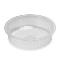 Bacia Plástica Canelada 3 Litros Transparente Arqplast Bacia Plástica Canelada 3 Litros Transparente Arqplast