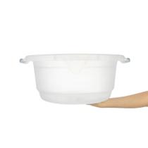 Bacia Plástica Transparente 14L Hydrus Sanremo