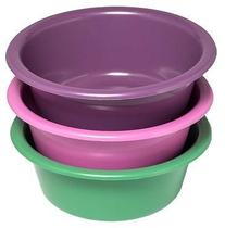 Bacia Pote Plástico 1,5 L Grande Colorida 140 Unidades