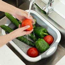 Bacia Retrátil Multiuso De Silicone - Prática E Compacta