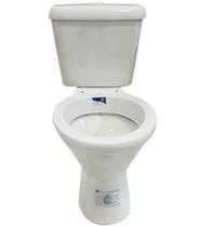 Bacia santa clara com caixa acoplada 6l araxa branca