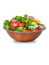 Bacia tigela bowl inox 24cm cor cobre saladeira classic