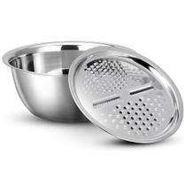 Bacia Tigela Ralador Fatiador Bowl Redonda Saladeira Legumes