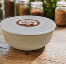 Bacia Vasilha Grande Tigela 3,75 L Com Tampa Super Resistente