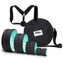 Back + Neck Bundle Chirp Wheel com estojo de transporte e corretor de postura