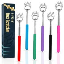 Back Scratcher HOFASON Bear Claw Telescopic, pacote com 6 unidades em aço inoxidável Back Scratcher HOFASON Bear Claw Telescopic, pacote com 6 unidades em aço inoxidável