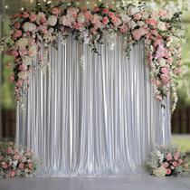 Backdrop Outpain 305x305cm Silver Sequin 2 painéis