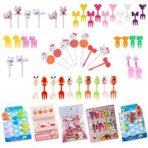 BACKUP- Mini Garfinhos Infantil Frutas Lancheira Petisco - Kit 40pçs BACKUP- Mini Garfinhos Infantil Frutas Lancheira Petisco - Kit 40pçs