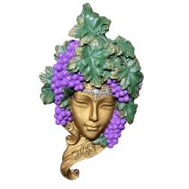 Baco - O Deus do Vinho - Estátua de Resina Pintada à Mão de 25cm Baco - O Deus do Vinho - Estátua de Resina Pintada à Mão de 25cm