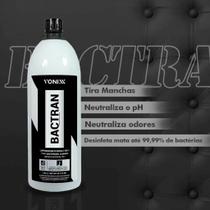 Bactran 1,5L É Um Limpador Bactericida Ultra Concentrado da Vonixx, Desenvolvido Para Limpeza Profissional de Estofados, Carpetes e Tapetes