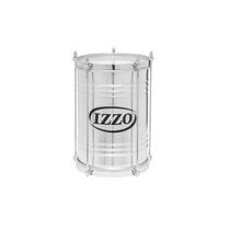 Bacurinha Izzo 8X30 Cm Aluminio Pele Leitosa Cromado - 6232