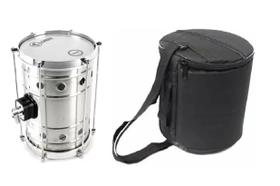 Bacurinha /Repinique Vazado 8"- Inox Esc - Luen + Capa Luxo