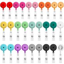 Badge Reel Retrátil Bulk PerKoop 28 unidades com clipe de jacaré
