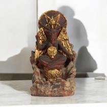 Bafomé Baphomet Incensário Cascata Colorido 18cm - Decoração Mística Bafomé Baphomet Incensário Cascata Colorido 18cm - Decoração Mística